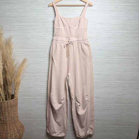 Free People jumpsuit one-piece onesie romper stretchy casual Large - Picture 4 of 11